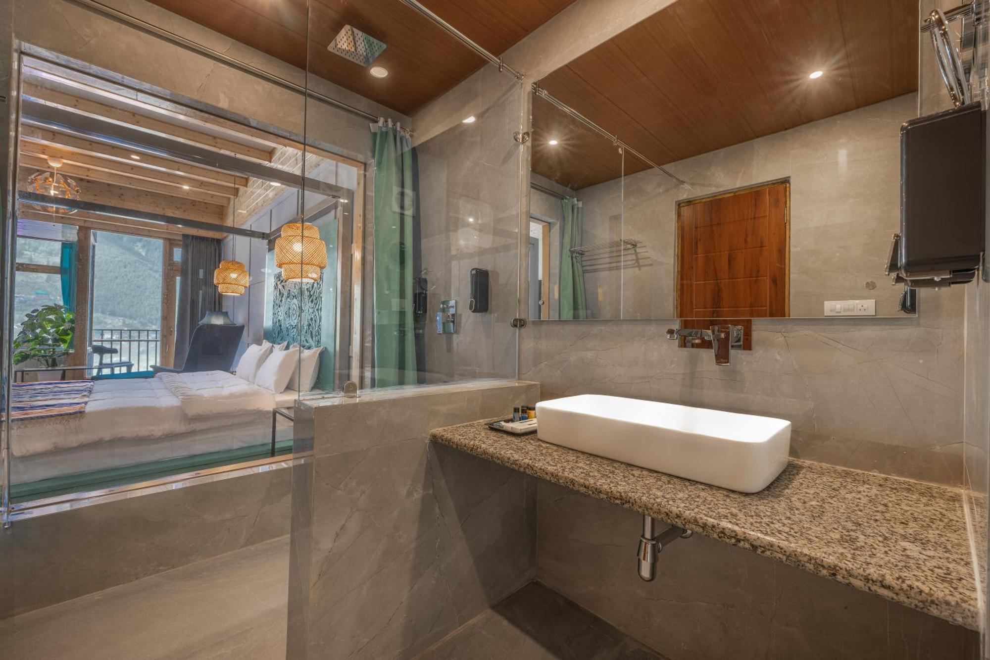 Hotel Echor Himalayan Heights Luxe Manali Esterno foto