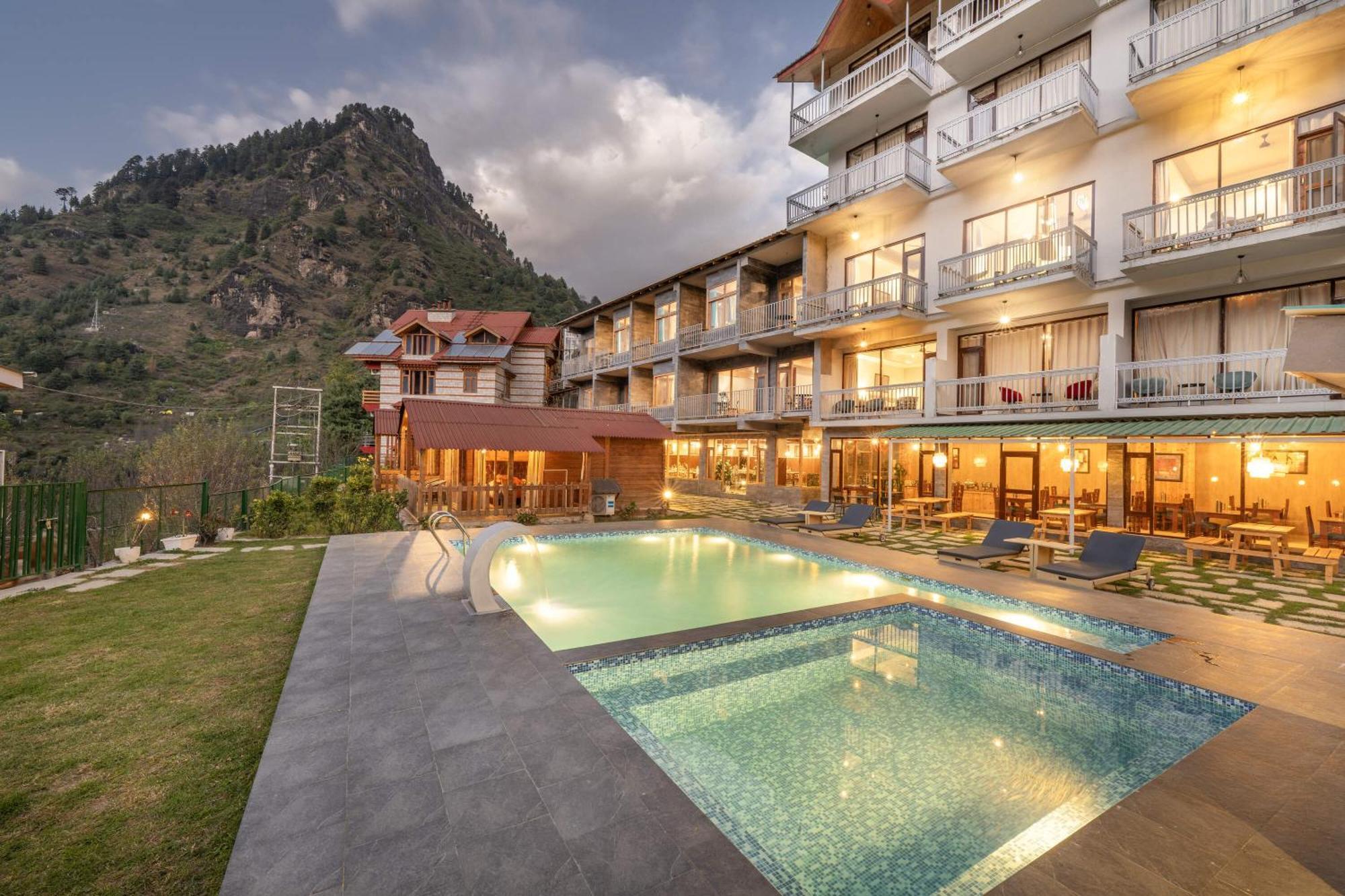 Hotel Echor Himalayan Heights Luxe Manali Esterno foto