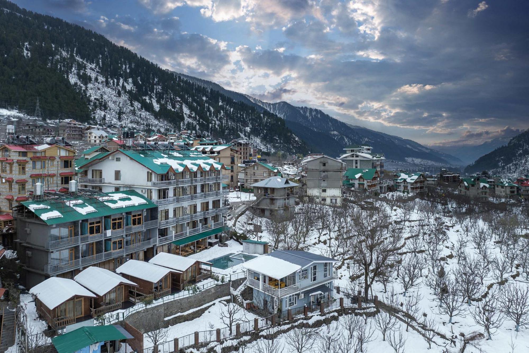 Hotel Echor Himalayan Heights Luxe Manali Esterno foto